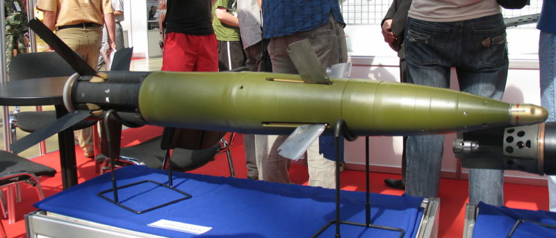 High-precision Krasnopol shell