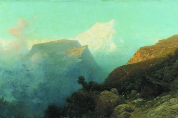 Fog in the Mountains by Lev Lagorio. Caucasus. 1878