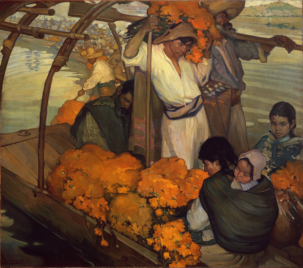 The Offering by Saturnino Herrán. 1913