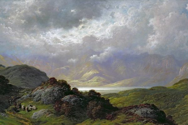 Scottish Landscape by Gustave Doré. Approx. 1878