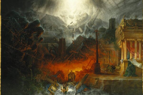 The Edge of Doom by Samuel Colman. 1836-38