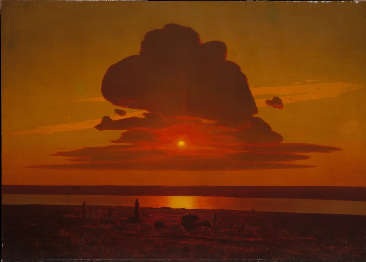 Red Sunset on the Dnieper by Arkhip Kuindzhi