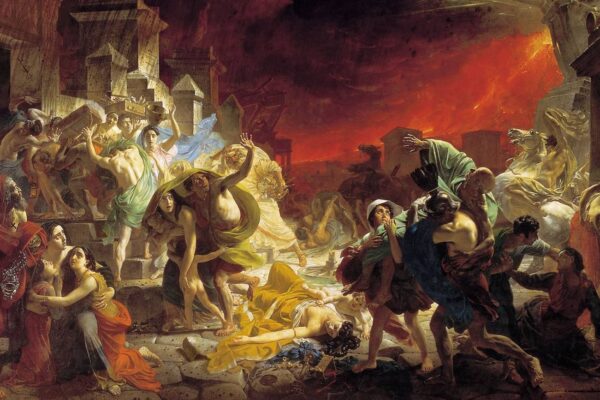 The Last Day of Pompeii by Karl Bryullov (fragment). 1833