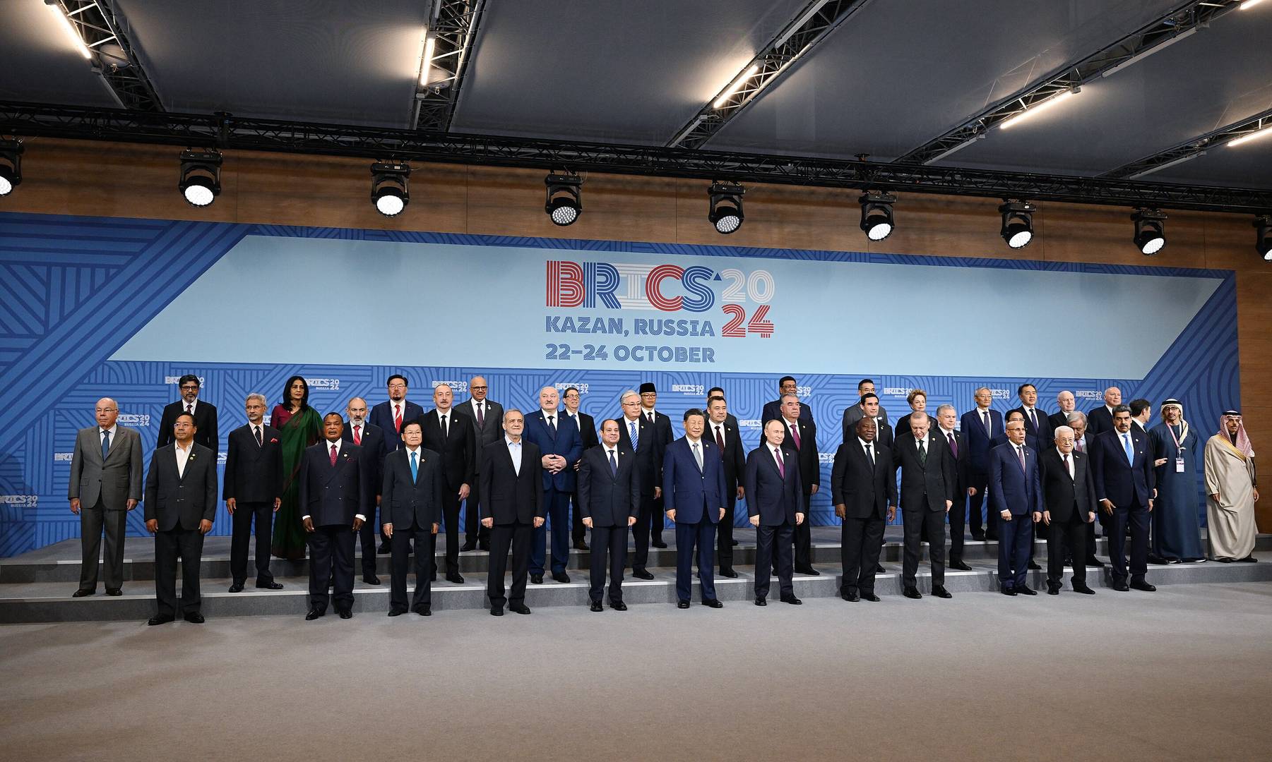 A group photo of the BRICS Summit in Kazan