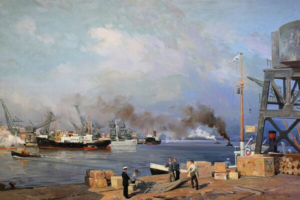 Andrey Krylov. The Port of Odessa. 1958