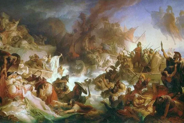 Die Seeschlacht bei Salamis