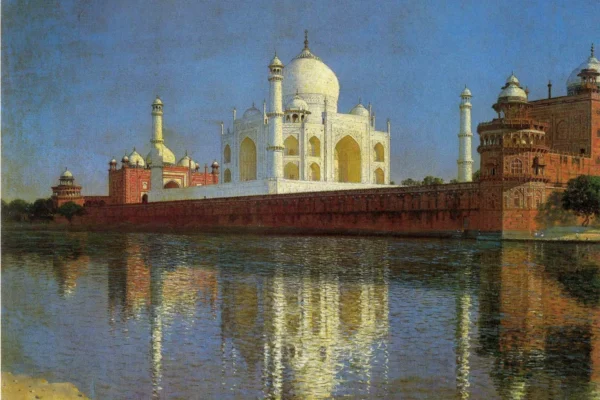 Taj Mahal Mausoleum, Agra, by Vasily Vereshchagin
