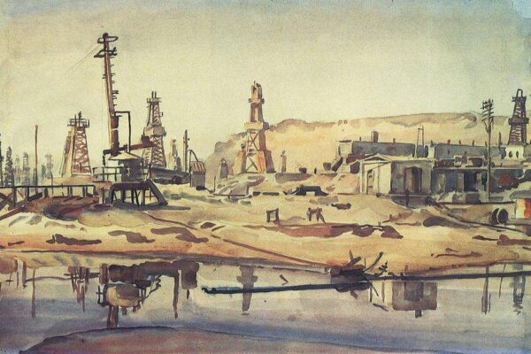 Baku oil fields