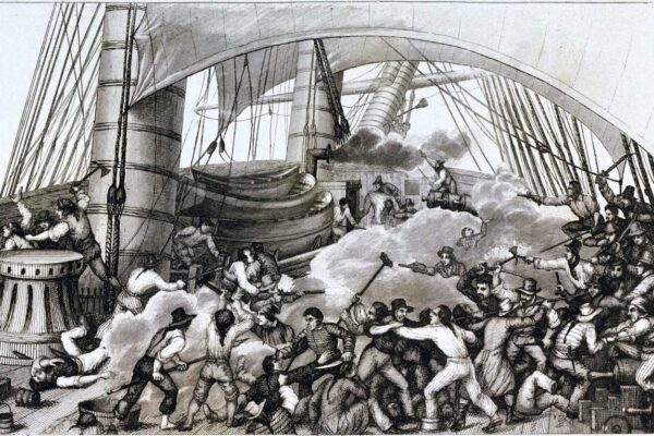 The Boarding Of The “Triton” by Ambroise-Louis Garneray. The first half og the 19th century