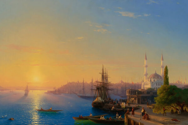 Ivan Aivazovsky. View of Constantinople and the Bosphorus. 1856