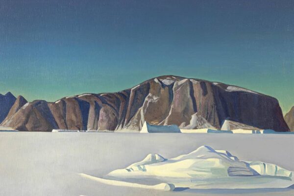 The frozen Fiord. North Greenland