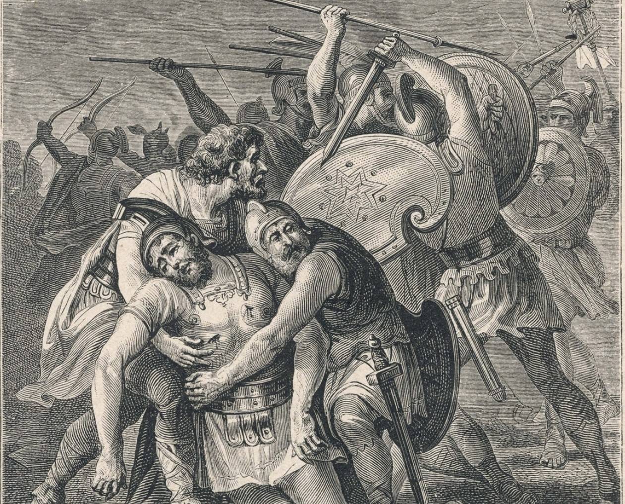 The Death of Spartacus by Nicola Sanesi. 1889