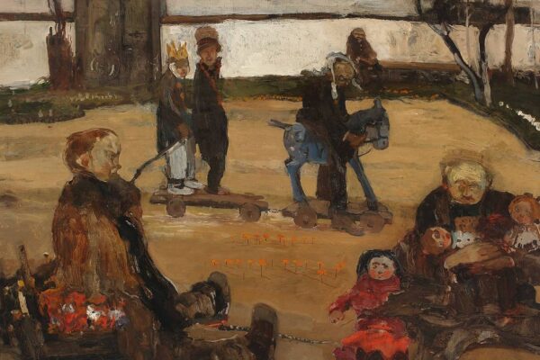 Circus of Madmen, “Madness” series, by Witold Wojtkiewicz. 1906