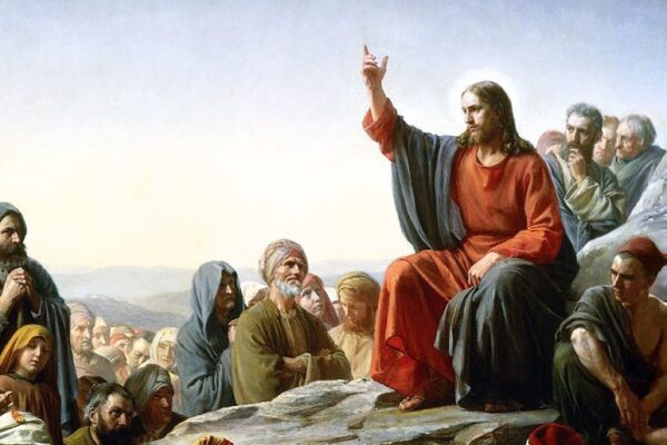 The Sermon on the Mount (detail) by Carl Bloch. 1877