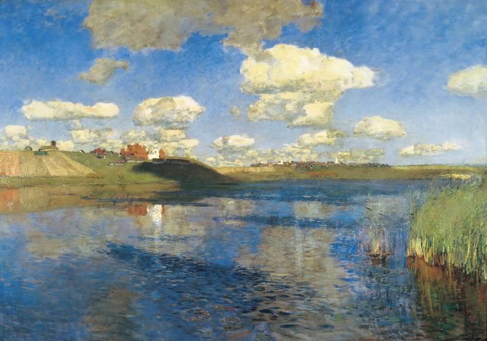 Isaac Levitan. Lake. Rus. 1900