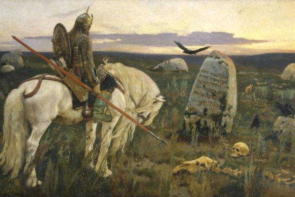 Viktor Vasnetsov. The Knight at the Crossroads. 1882