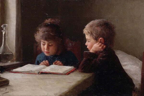 Children reading