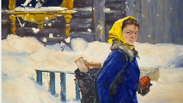 A. N. Mazitov. The Postwoman. 1966